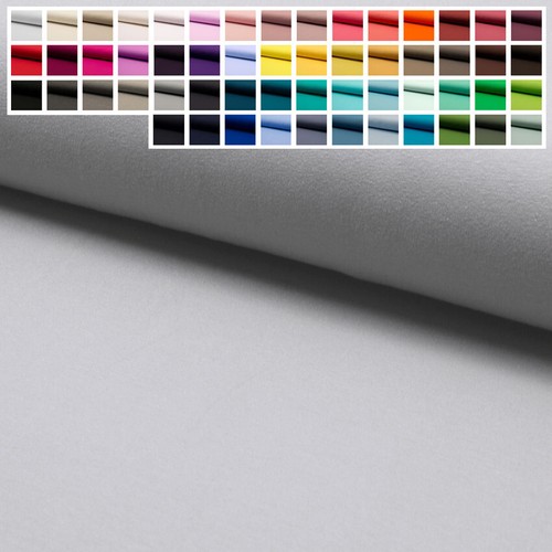 Jersey stoff uni grau - jersey, hell