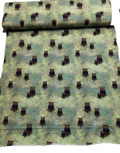 Baumwoll jersey eulen stoffe - baumwoll-jersey,